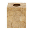 Palu Beige Seashell Square Tissue Box