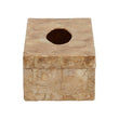 Palu Beige Seashell Tissue Box