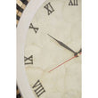 Palu Black and Natural Shell Wall Clock