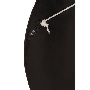 Palu Black and Natural Shell Wall Clock