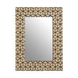 Palu Black Wall Mirror with Seashell Inlay