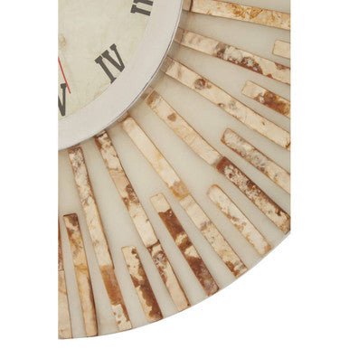 Palu Natural Shell Wall Clock