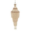 Palu Natural White and Amber Shell Pendant Shade