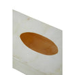 Palu White Sea Shell Tissue Box