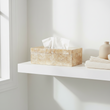 Palu Beige Seashell Tissue Box