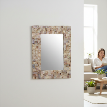 Palu Natural Shell Wall Mirror