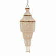Palu Natural White and Amber Shell Pendant Shade