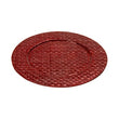 Pandanus Red Charger Plate