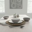 Pandanus Black And Natural Charger Plate