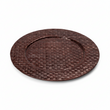 Pandanus Brown Charger Plate