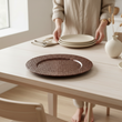 Pandanus Brown Charger Plate