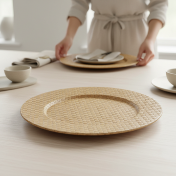 Pandanus Natural Charger Plate