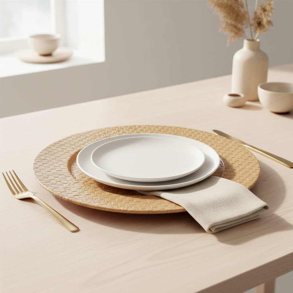 Pandanus Natural Charger Plate
