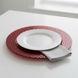 Pandanus Red Charger Plate