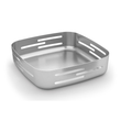 Panore Premium Brushed Stainless Steel Bread Basket