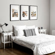 Paris Wall Art Autumn Watercolour Scenes 