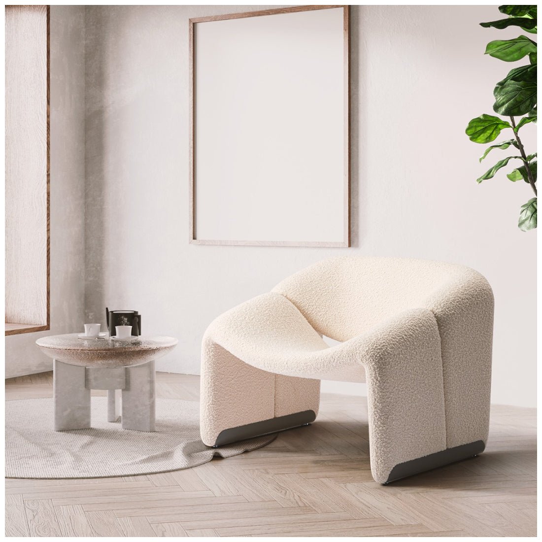 Paris Wawa Boucle Armchair
