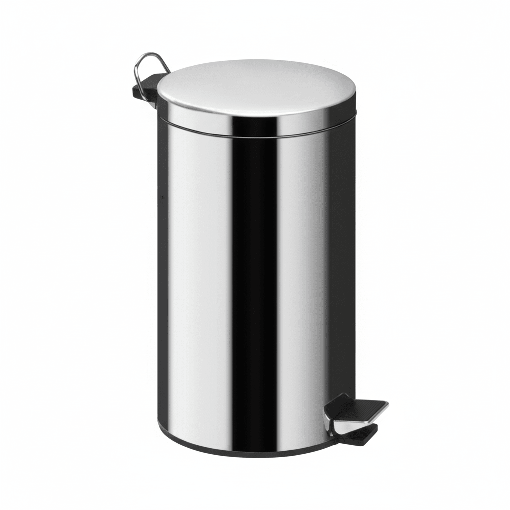 Parker Stainless Steel 12 Litre Pedal Bin