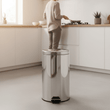 Parker Stainless Steel 12 Litre Pedal Bin