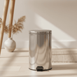 Parker Stainless Steel 12 Litre Pedal Bin
