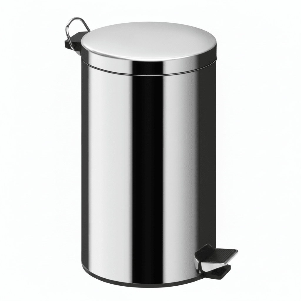 Parker Stainless Steel 12 Litre Pedal Bin