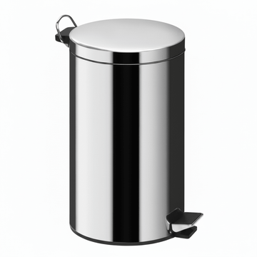 Parker Stainless Steel 12 Litre Pedal Bin