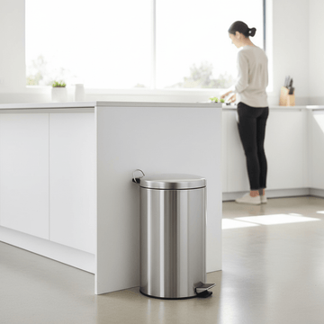 Parker Stainless Steel 20 Litre Pedal Bin