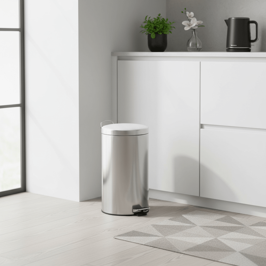 Parker Stainless Steel 20 Litre Pedal Bin