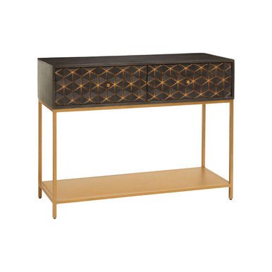 Patna Grey Mango Wood Console Table