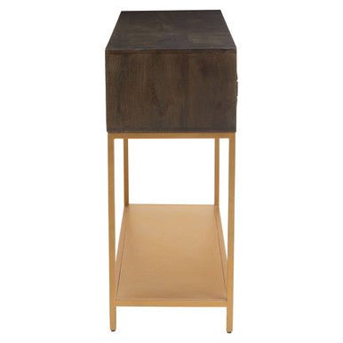 Patna Grey Mango Wood Console Table