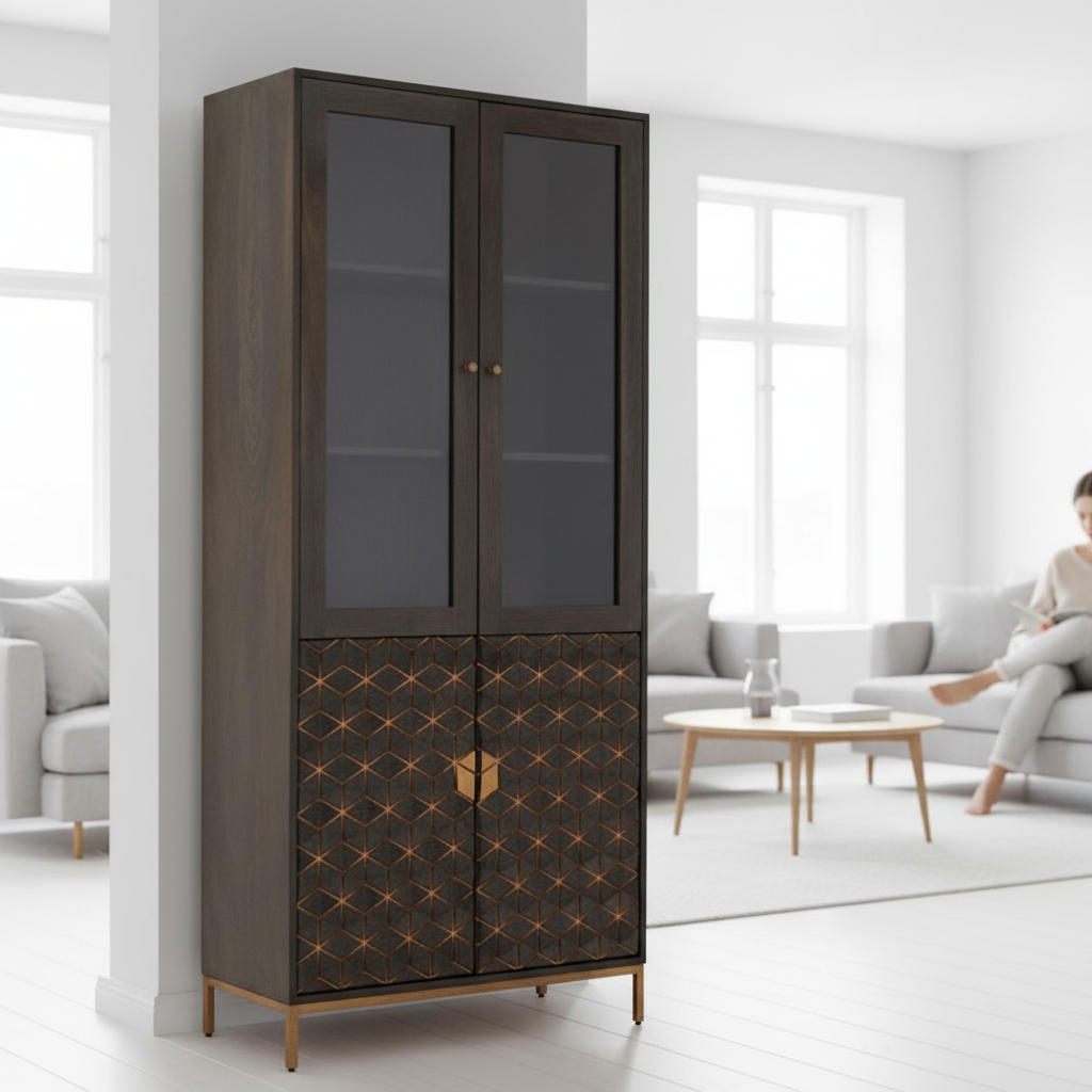 Patna Grey Cabinet
