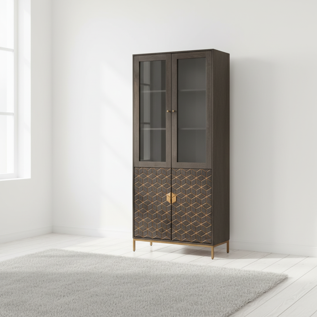 Patna Grey Cabinet