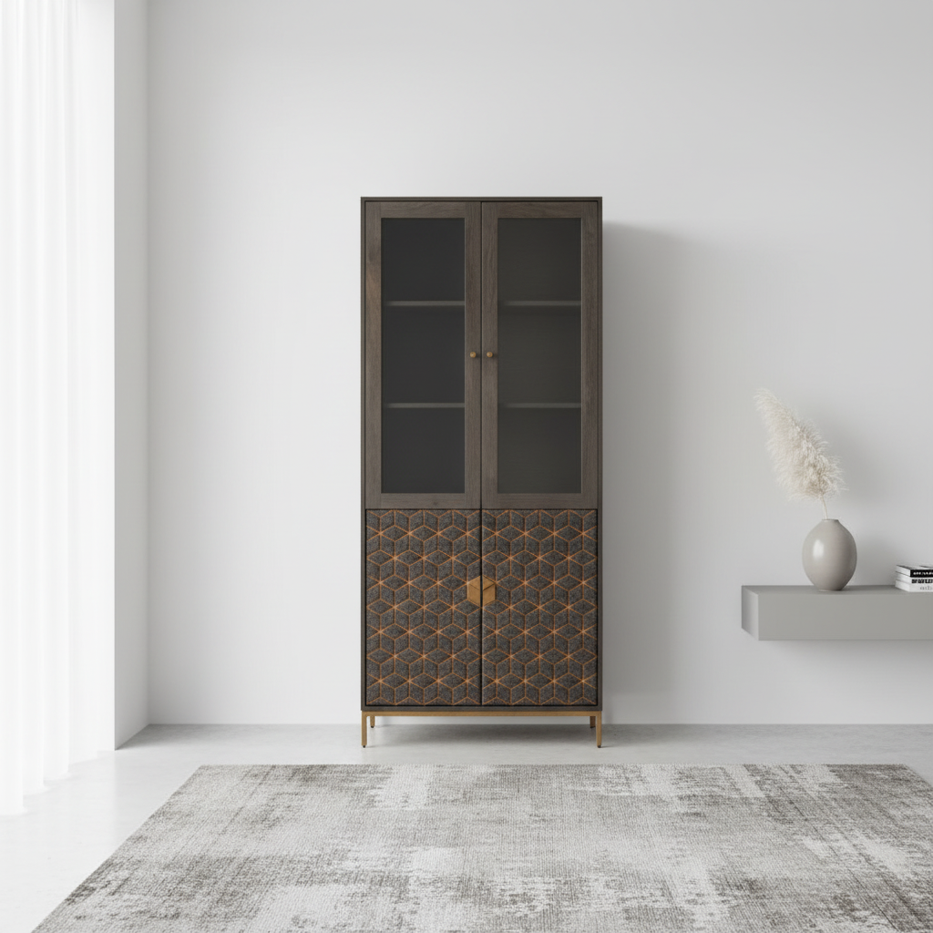 Patna Grey Cabinet