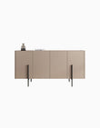 Patricia 4 Door Sideboard, Light Khaki