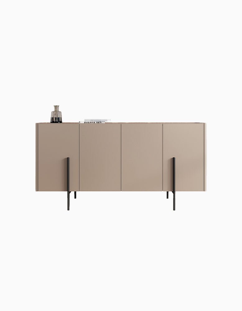 Patricia 4 Door Sideboard, Light Khaki