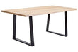 Persolo Mango Wood Live Edge Black Iron Frame Dining Table