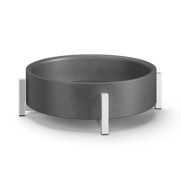 Perto Premium Brushed Stainless Steel Decorative Bowl - Modern Home Decor