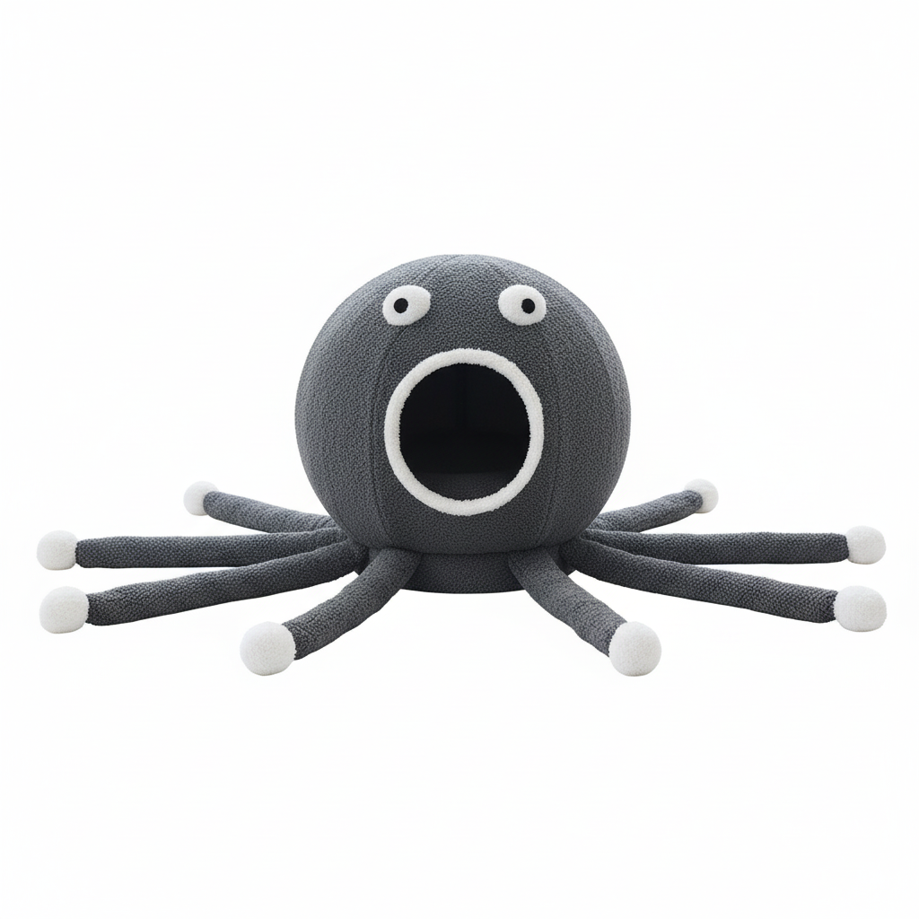 Pet Deep Sleep Cartoon Plush Nest