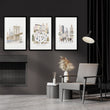 Pictures Above Fireplace New York Watercolour Travel wall art | 