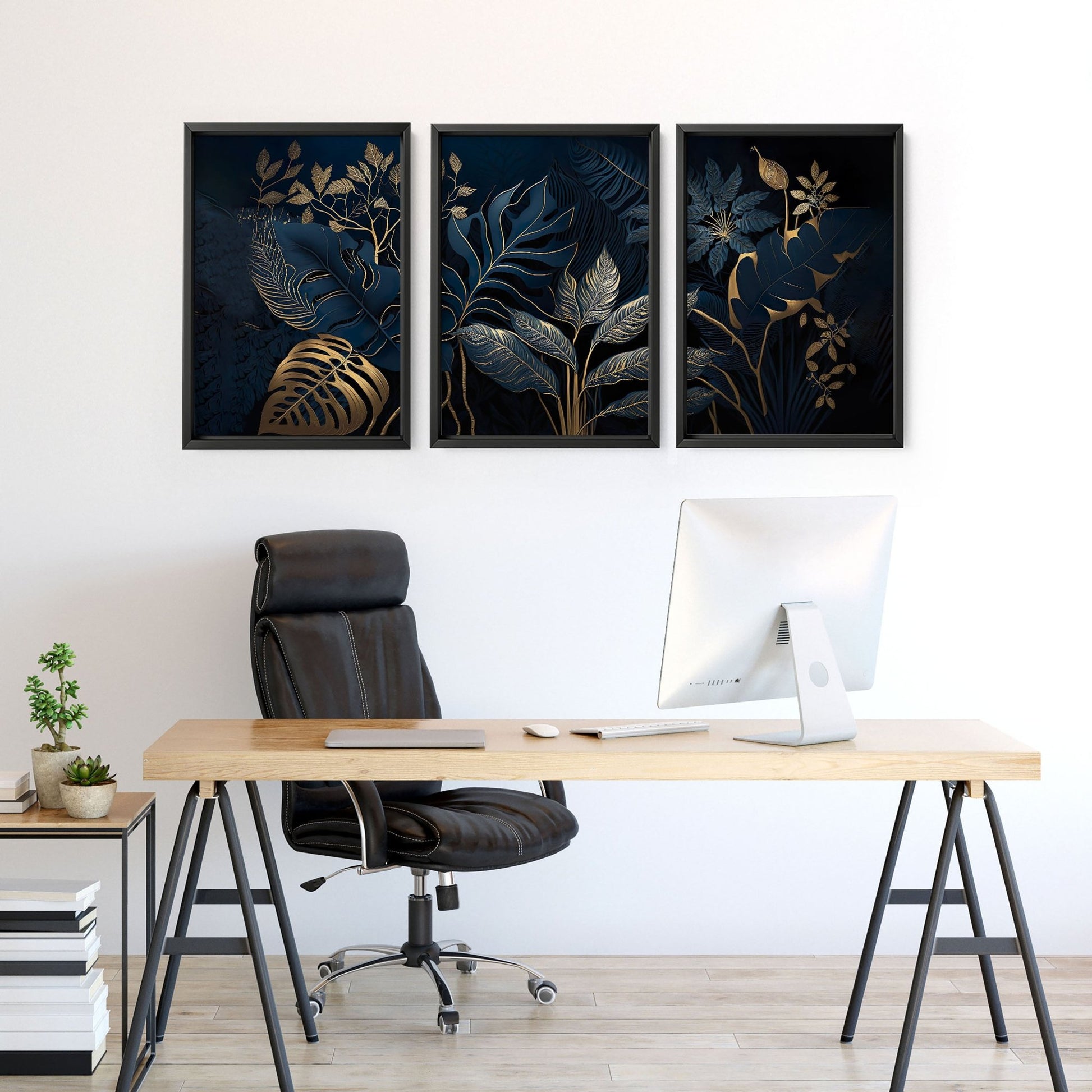 Pictures For An Office Wall | Set of 3 wall art prints