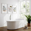 Pictures for Bathroom Coastal Amalfi Watercolour Dining Scenes wall art | 