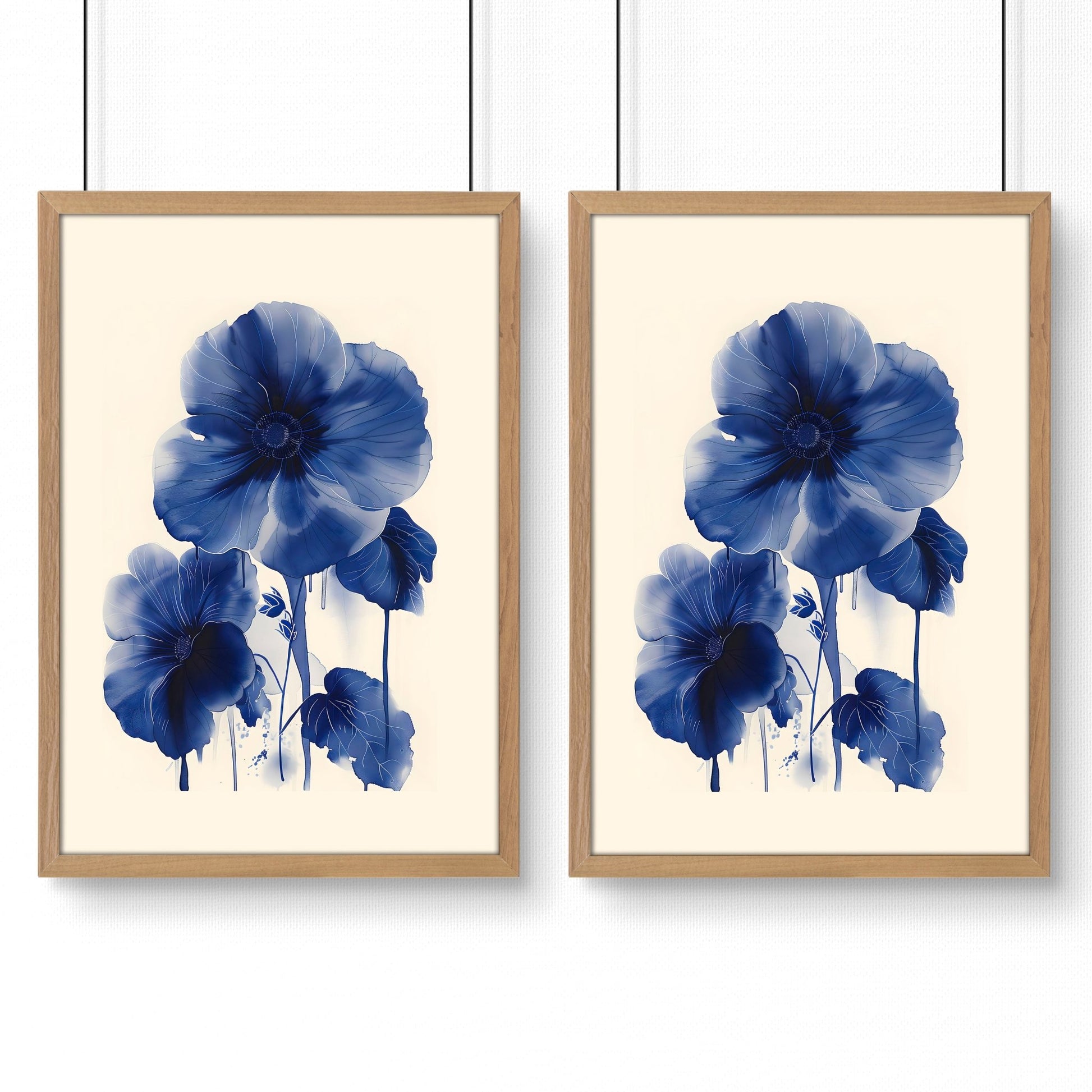 Pictures For Bathrooms Wall | Set of 2 Botanical Wall art Prints