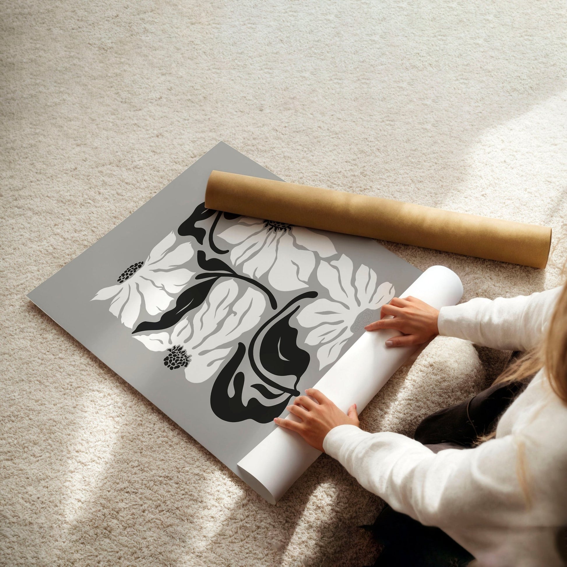 Pictures For Living Room | Set of 3 Botanical Wall art Prints