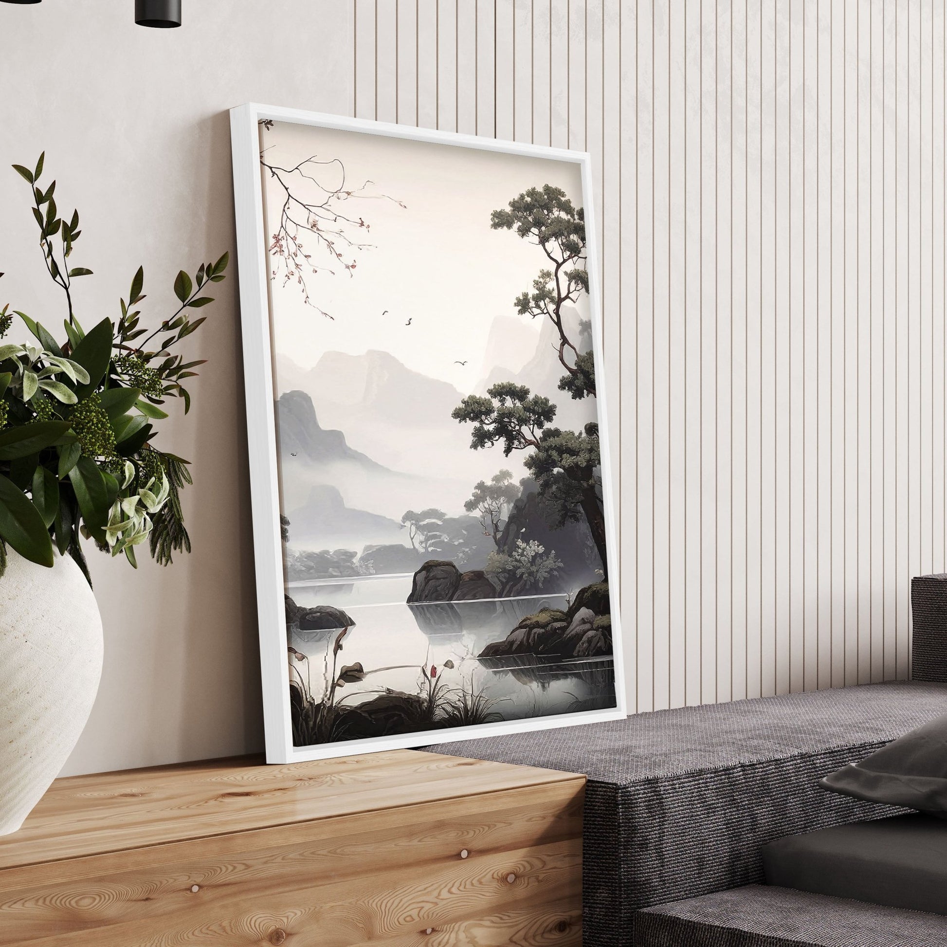 Pictures For Living Room Wall | Set of 3 Chinoiserie Wall art Prints