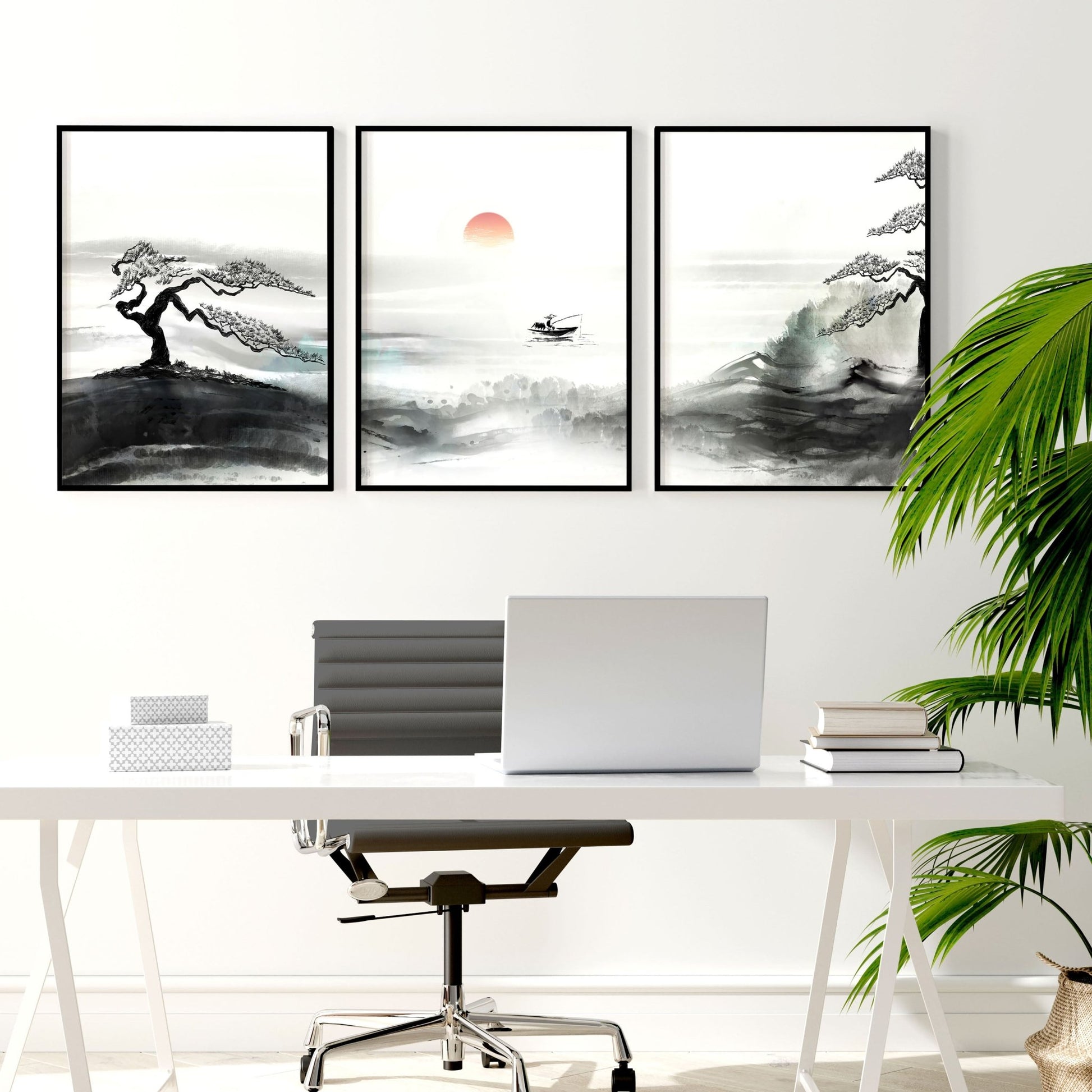 Pictures For Office Walls | Set of 3 wall art prints