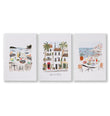 Pictures for the Bedroom Coastal Amalfi Mediterranean Watercolour wall art | 
