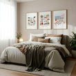 Pictures for the Bedroom Coastal Amalfi Mediterranean Watercolour wall art | 