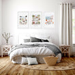 Pictures for the Bedroom Coastal Amalfi Mediterranean Watercolour wall art | 