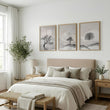 Pictures for the Bedroom Wall Scandinavian Landscape Trees Beige & Black | Set of 3