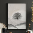 Pictures for the Bedroom Wall Scandinavian Landscape Trees Beige & Black | Set of 3